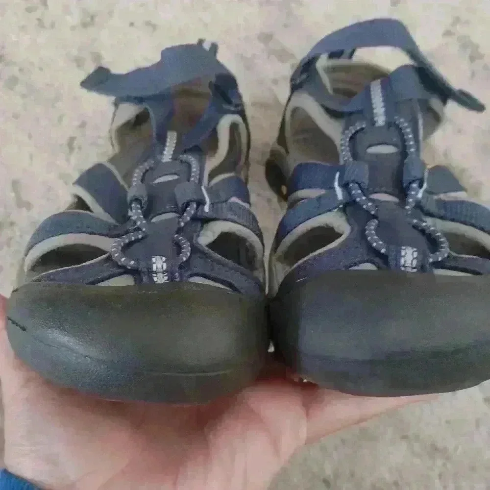 Keen Youth Blue And Gray Little Kids' Venice H2 Gorpcore Waterprpof Sandal 2